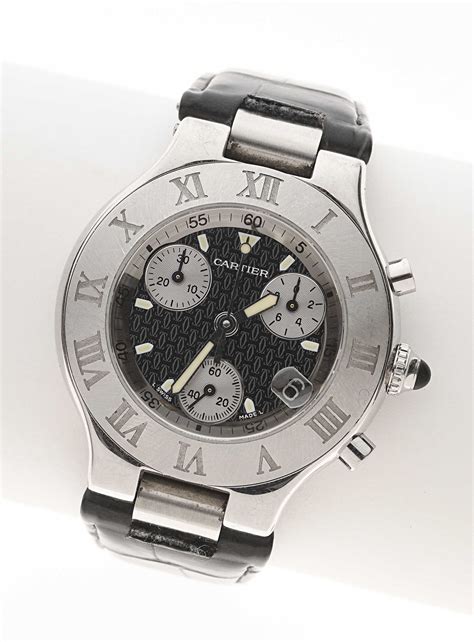 cartier must 21 chronograph.